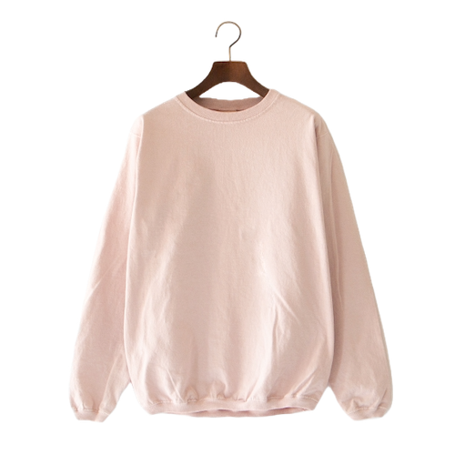 クルーネックロングスリーブTシャツ LT.PINK