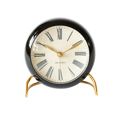 【限定生産】ARNE JACOBSEN Table Clock ROMAN CLASSIC